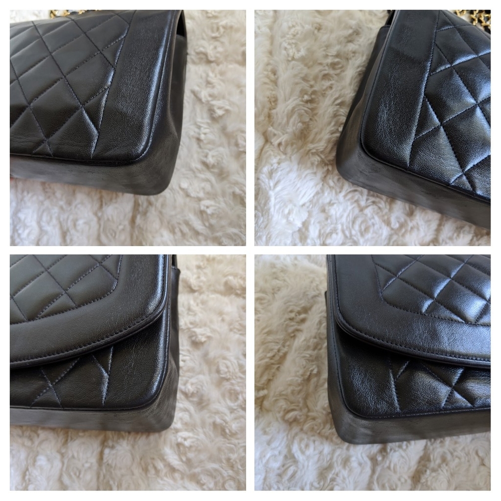 SOLD. Chanel Black Lambskin Medium Diana - Picture 5 of 13